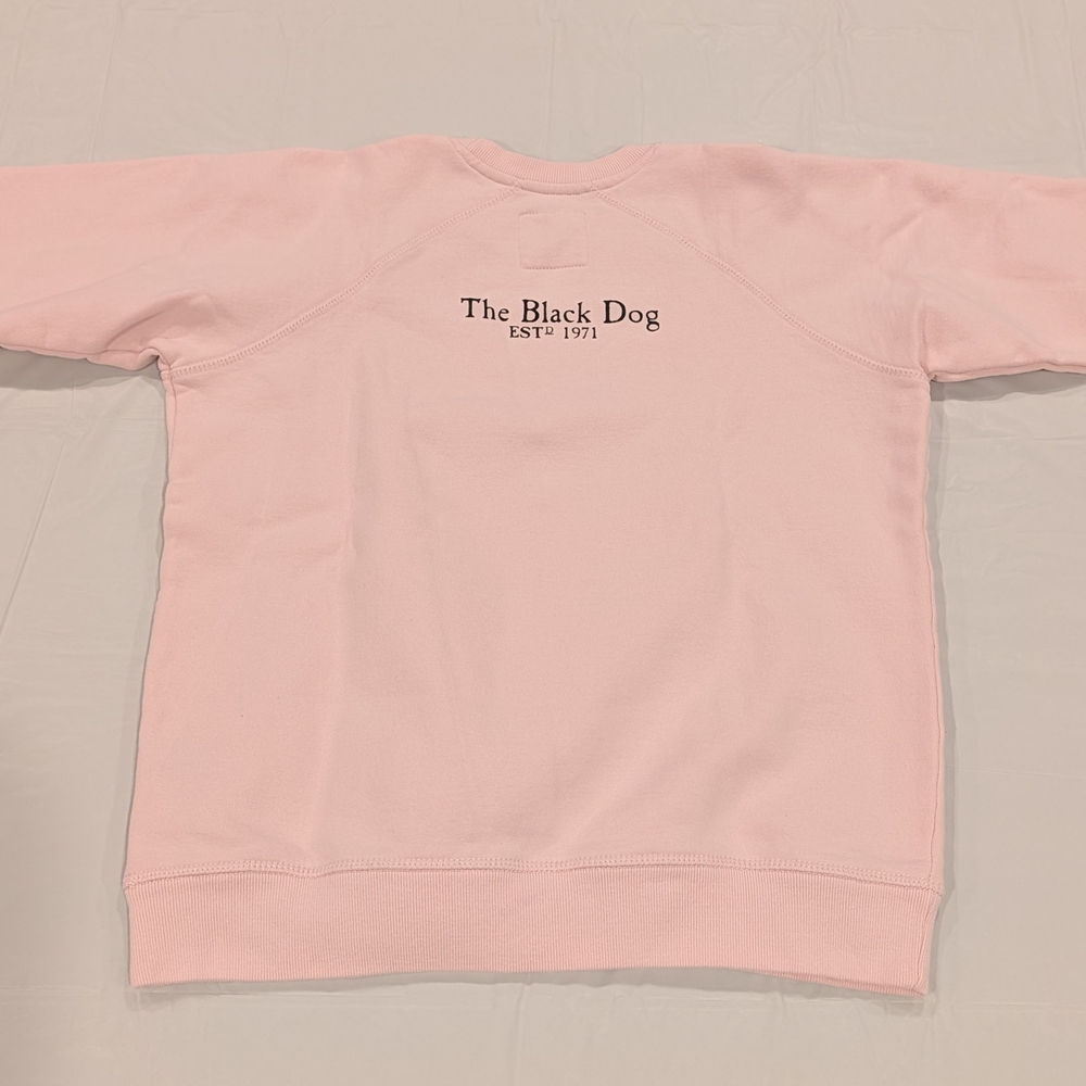 The Black Dog Light Pink Dog Sweatshirt